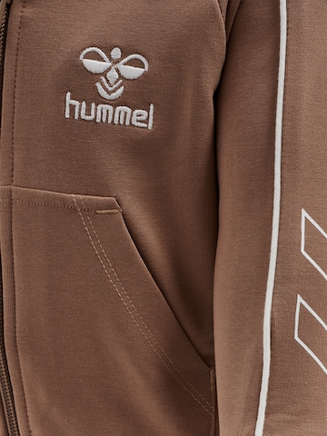 Hummel Zip-Up Hoodie in Brown