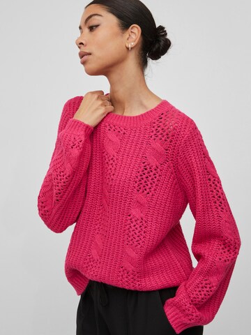 VILA Sweter 'Sofia' w kolorze czerwony