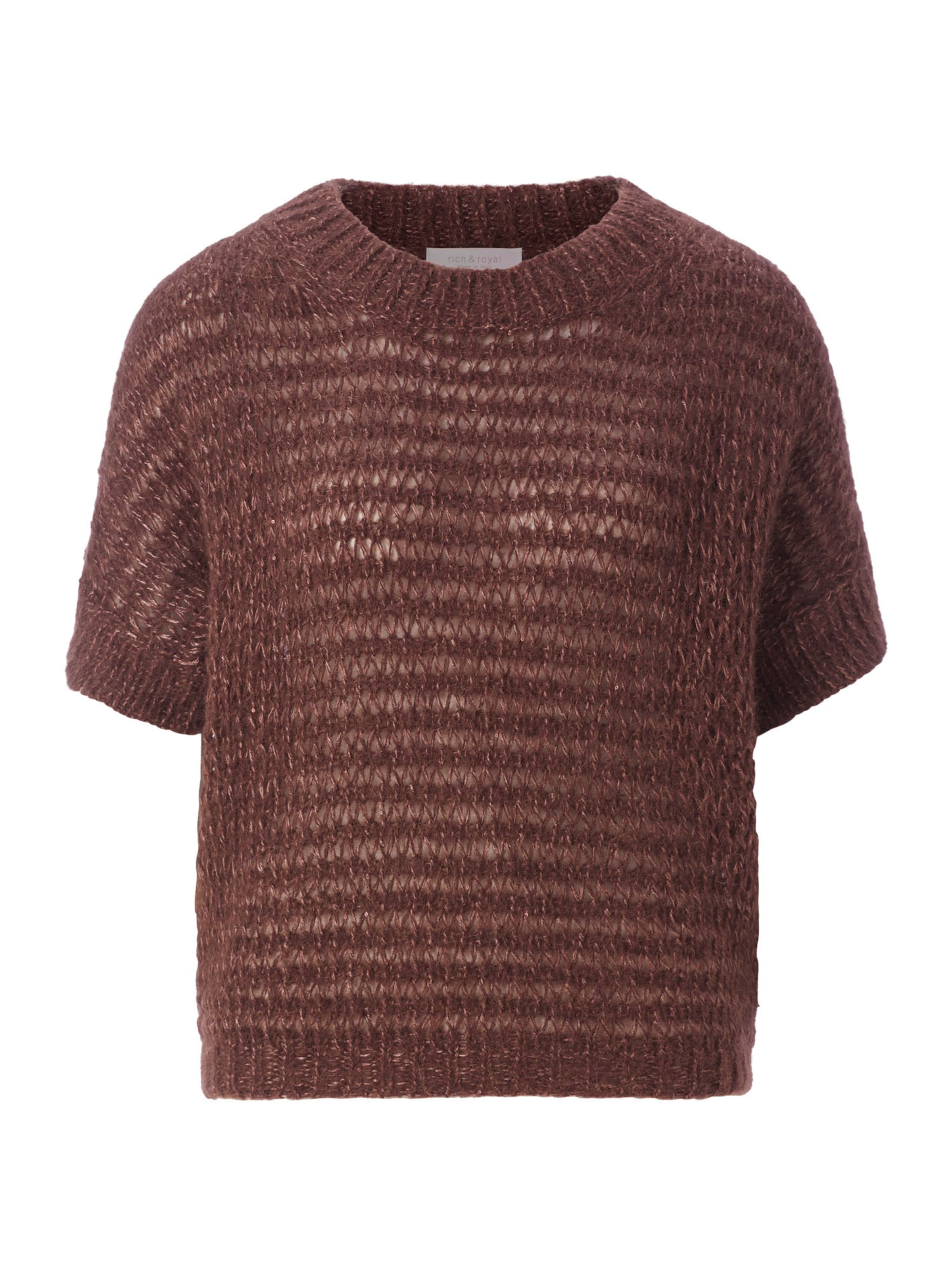 Rich &amp; Royal Trui in Bruin: voorkant