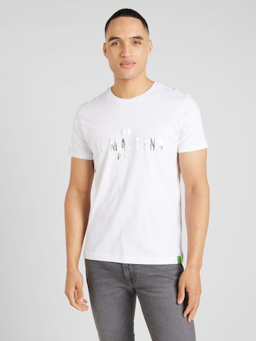 T-Shirt La Martina en blanc : devant