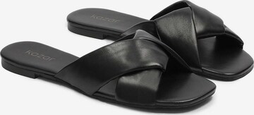 Kazar - Zapatos abiertos en negro