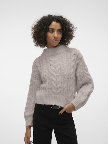 VERO MODA Sweater 'Dream' in Grey: front