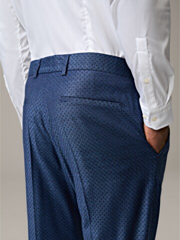 Regular Pantalon à plis ' Luc ' STRELLSON en bleu