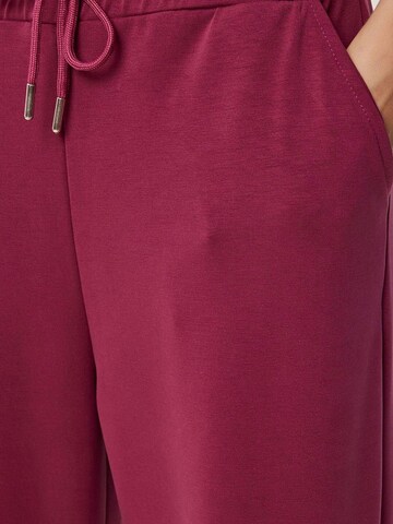 Happiness İstanbul Wide leg Sportbroek 'Jogginghose' in Lila