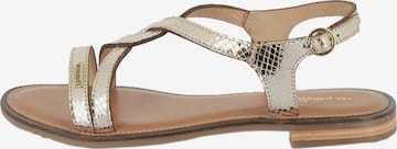 Sandalo 'Ledersandalen „Les Hastral“' di Les Tropéziennes in oro: frontale