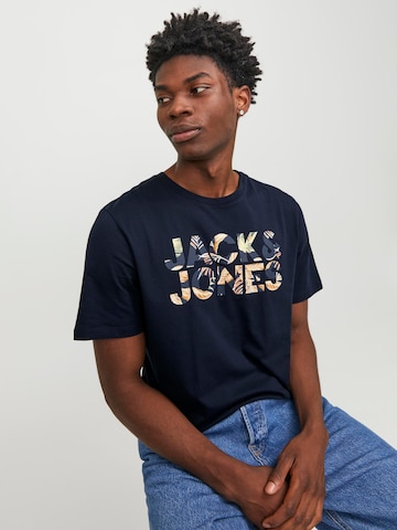 JACK & JONES T-shirt 'JEFF' i blå