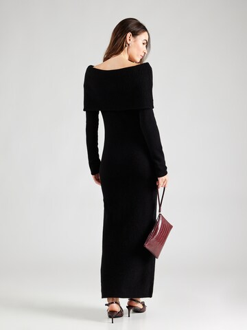 PIECES Knitted dress 'PCRIKO' in Black