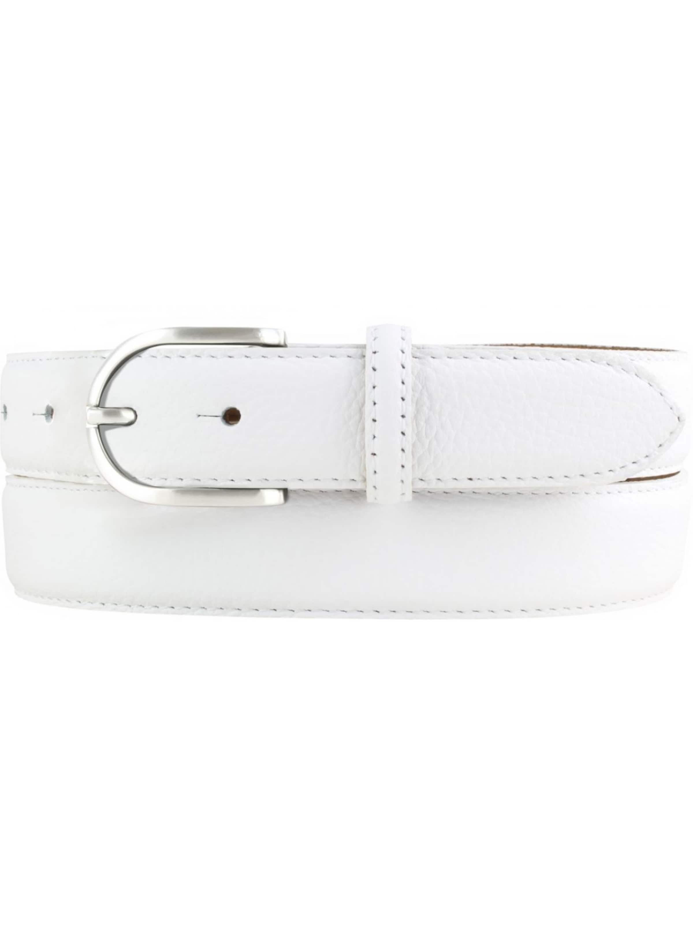 BELTINGER Belt 'Trentoi' in White: front