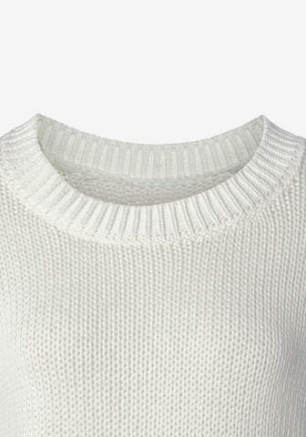 LASCANA Sweater in White