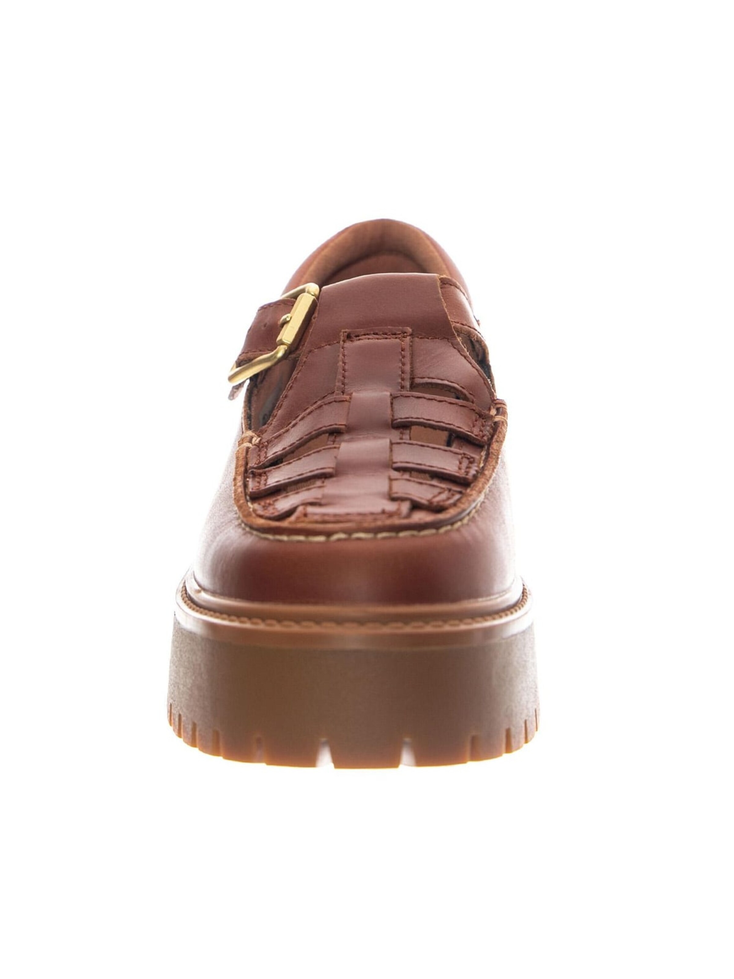 Mocassino 'tst Buckle Shoe Rust Full Grain' di TIMBERLAND in rosso