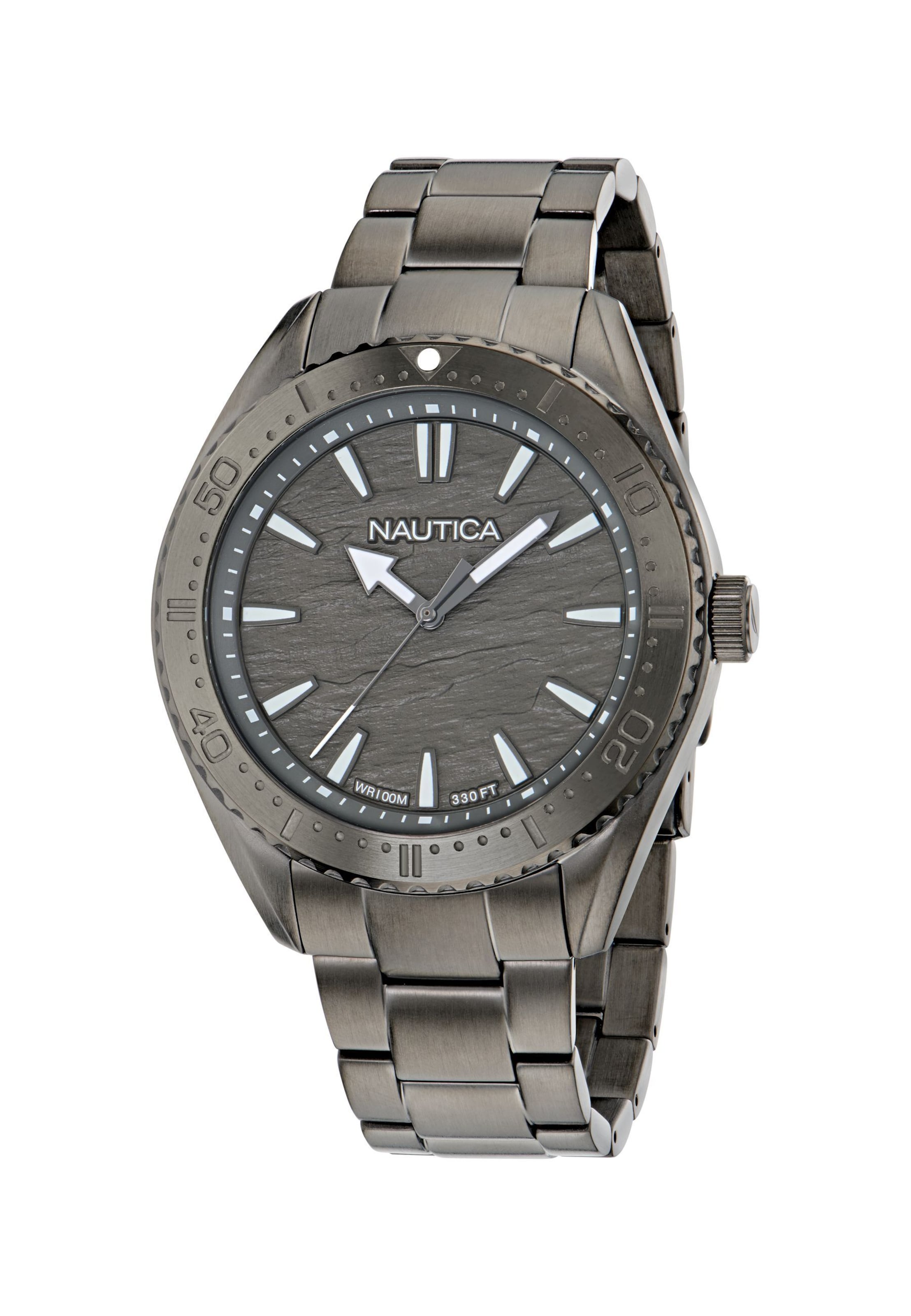 Montre à affichage analogique 'NCT WINDWARD' NAUTICA en gris : devant