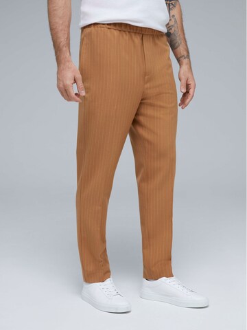 ABOUT YOU x Kevin Trapp Regular Trousers 'Falk' in Brown: front