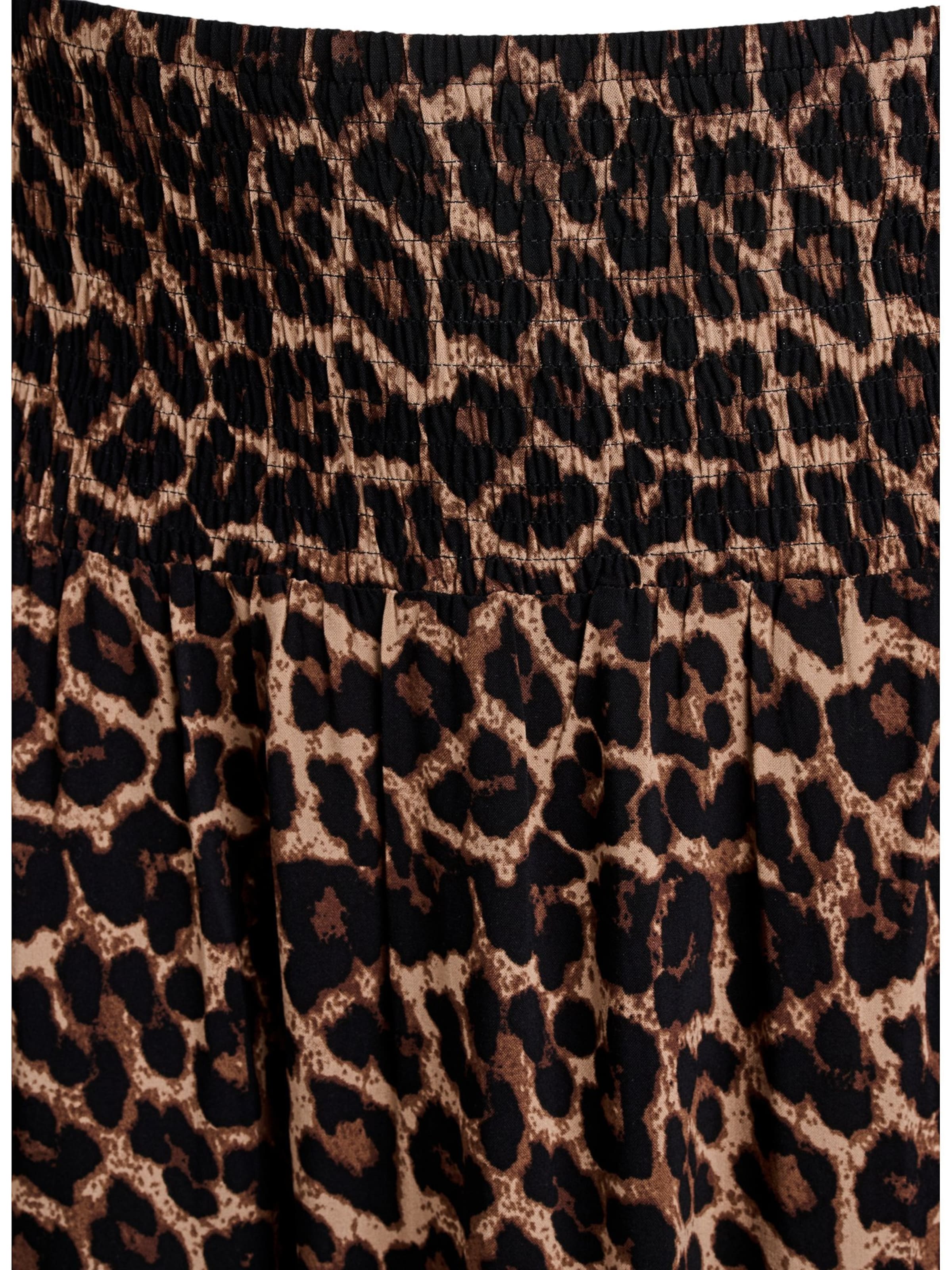 Flash by Zizzi Skirt 'Flbilly' in Brown