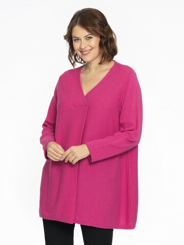 YOEK Sweater in Pink: front