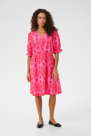 CULTURE Kjole 'Tia Aidy' i pink