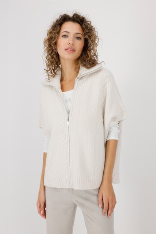 monari Strickcape 'Monari' in Weiß