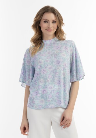 Usha Blouse in Blauw: voorkant