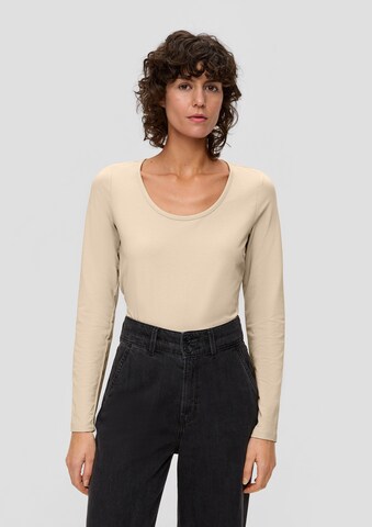 s.Oliver - Camiseta en beige: frente