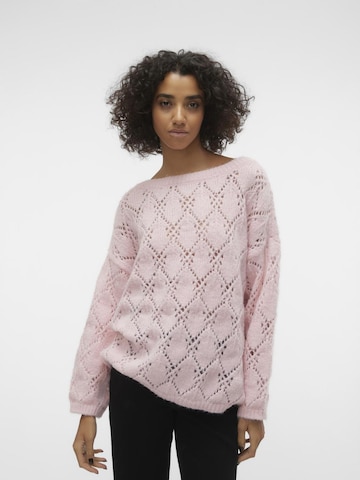 VERO MODA Pullover 'STAR' i pink