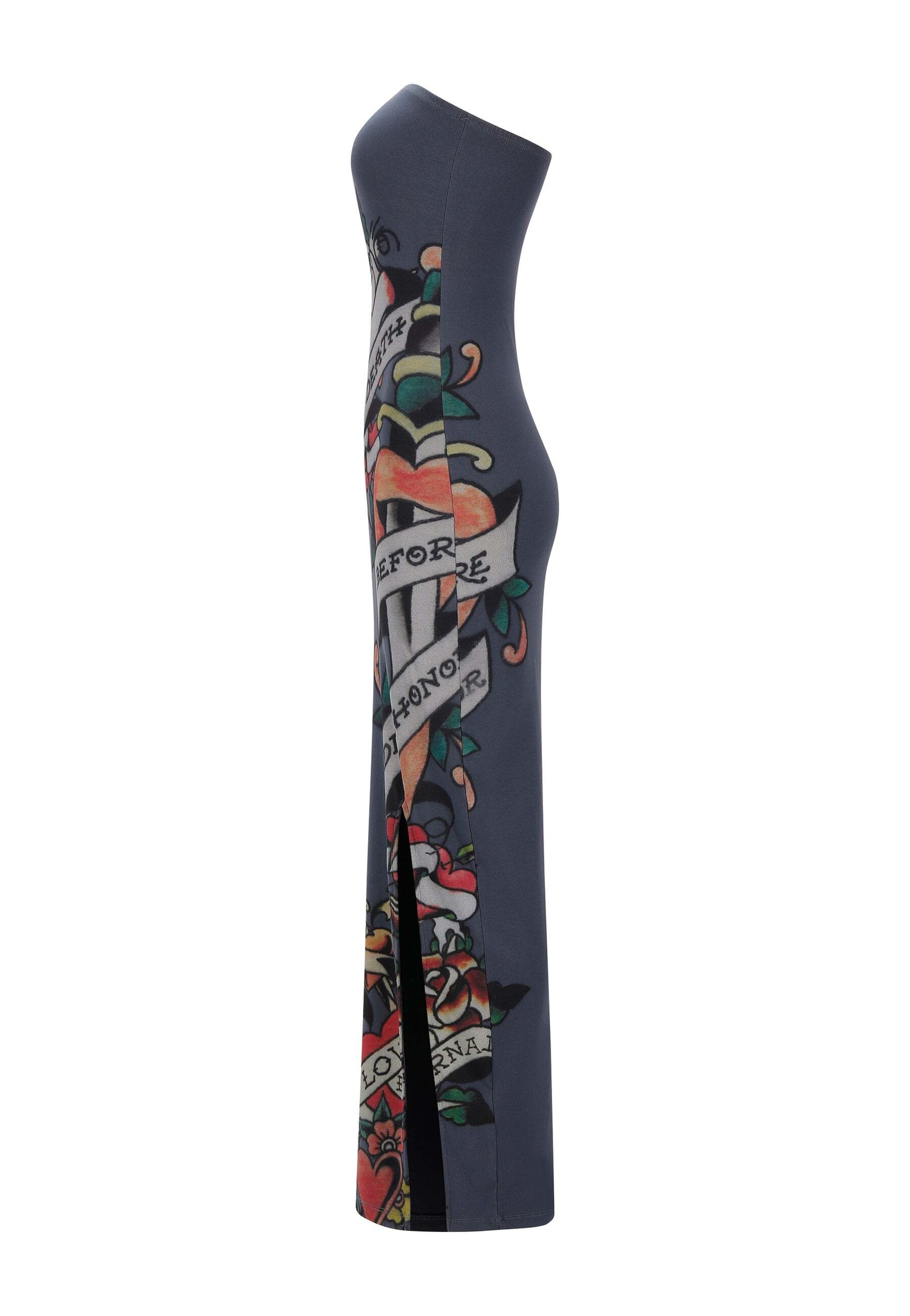 Ed Hardy Jurk in Grijs