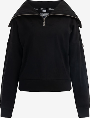 DreiMaster Vintage Sweatshirt 'Idem' i svart: framsida
