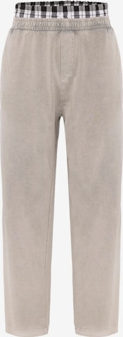 DandaloBaggy Hlače - siva boja: prednji dio