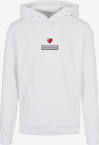 F4NT4STIC Sweatshirt in Wit: voorkant