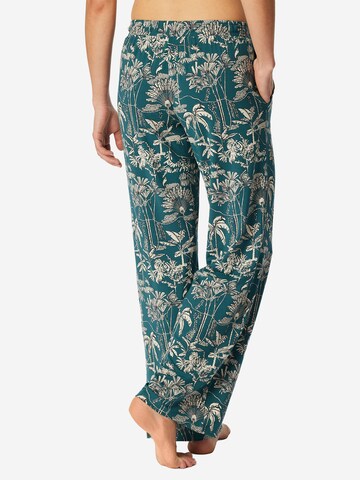 SCHIESSER - Pantalón de pijama 'Mix+Relax' en verde