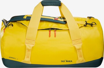 TATONKA Travel Bag 'Barrel' in Yellow: front