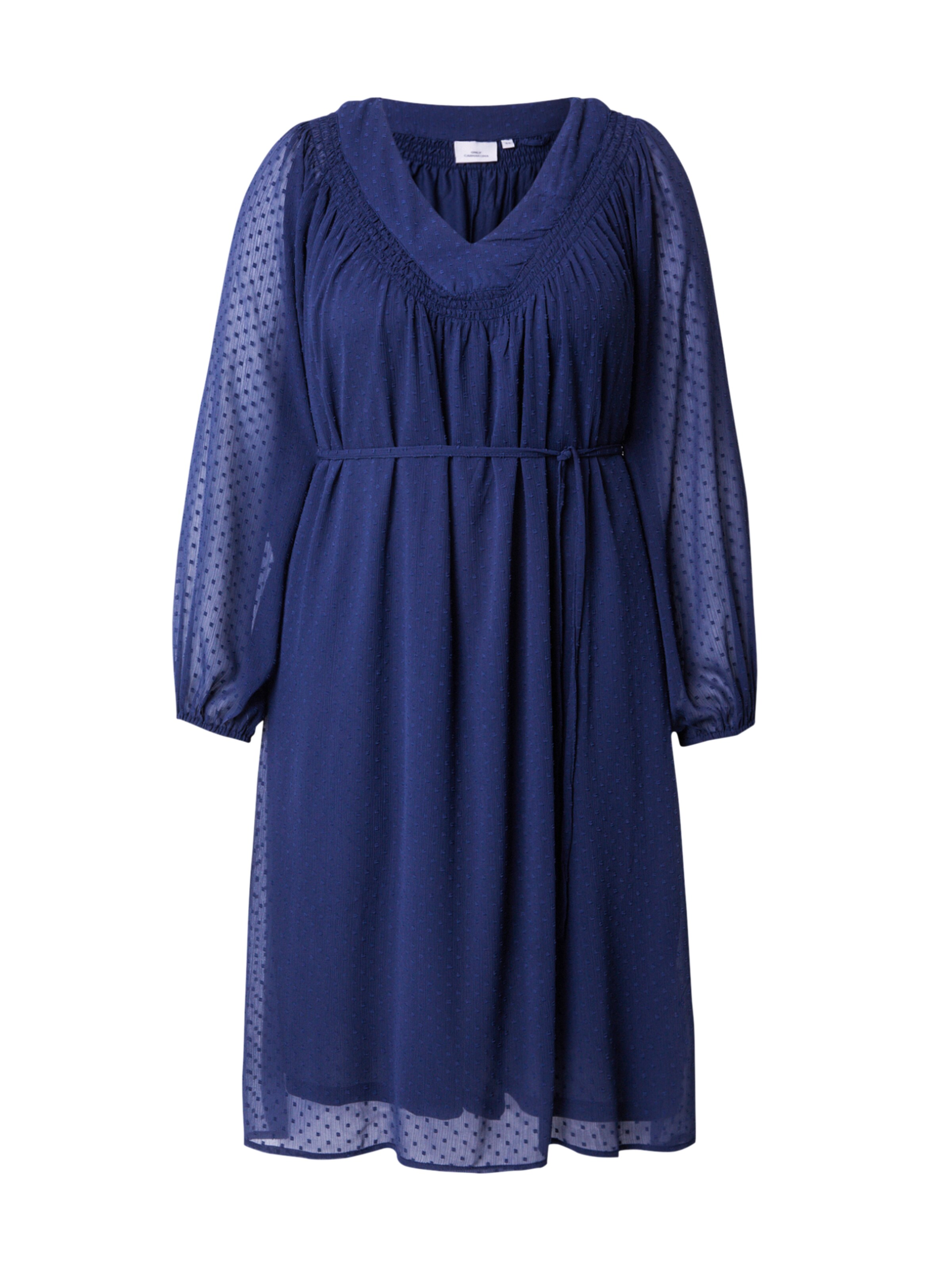 ONLY Carmakoma Šaty 'CARAnine' - Modrá: predná strana