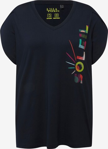 Ulla Popken Shirt in Blauw: voorkant