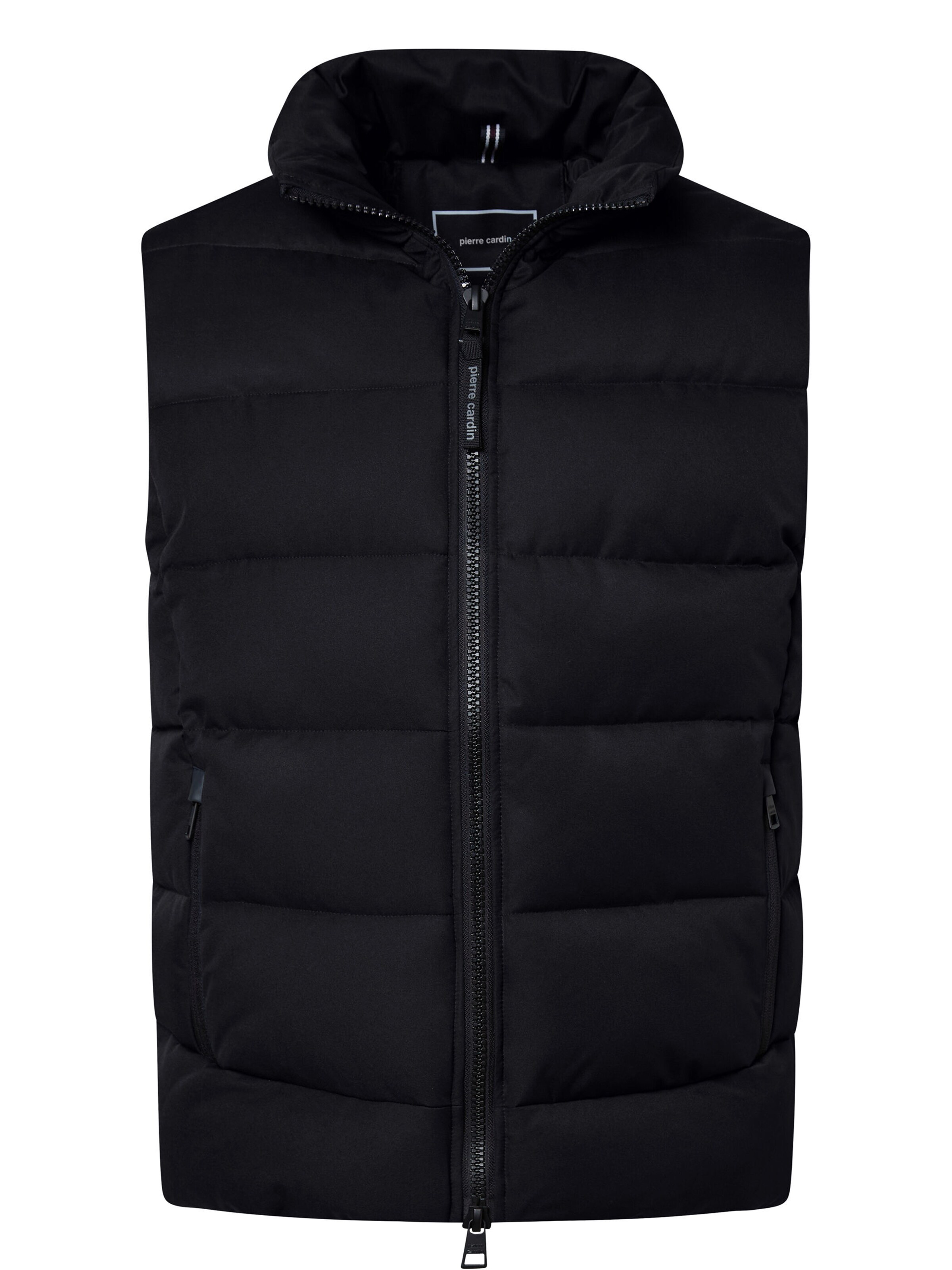 PIERRE CARDIN Vest in Black: front