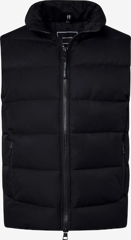 PIERRE CARDIN Vest in Black: front
