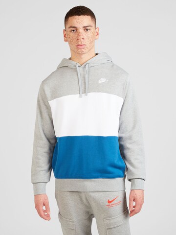 Nike Sportswear Суичър в сиво: отпред