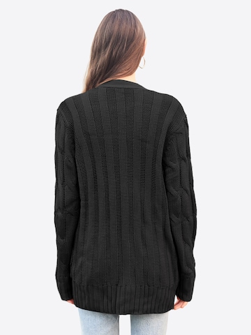 Imily Bela - Cárdigan en negro: atrás