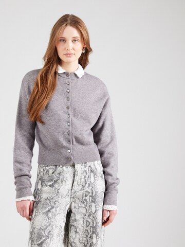 TOPSHOP Kardigan – šedá: přední strana