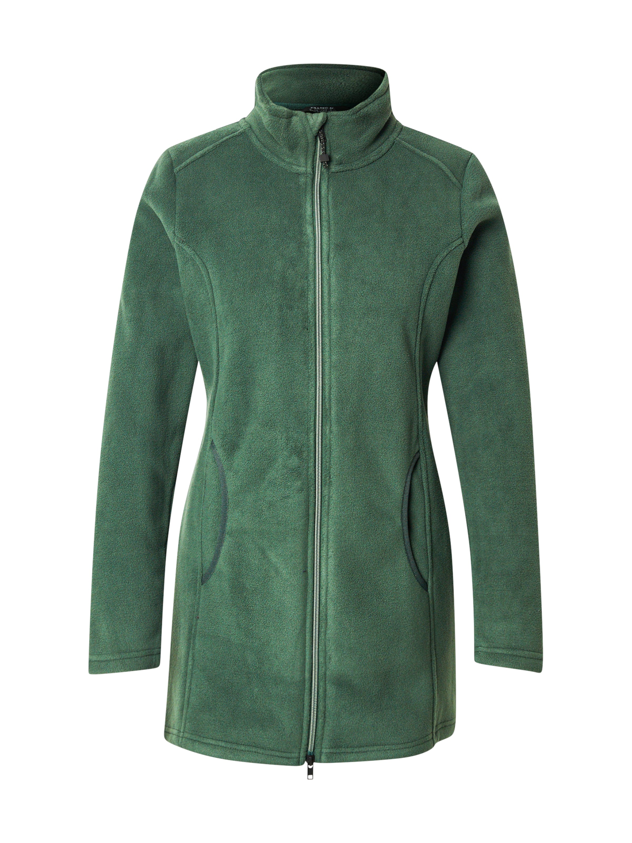 KILLTEC Λειτουργική ζακέτα φλις 'KOW 110' σε πράσινο: μπροστά