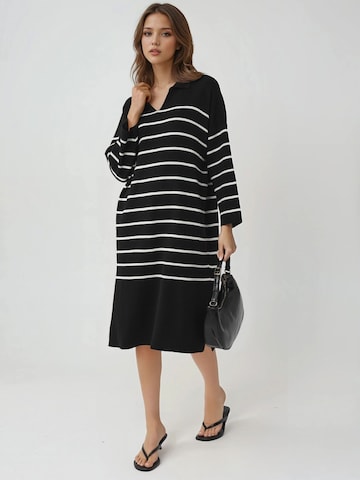My fashion Strickkleid in Schwarz