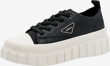 s.Oliver Sneaker in Schwarz: Vorderseite