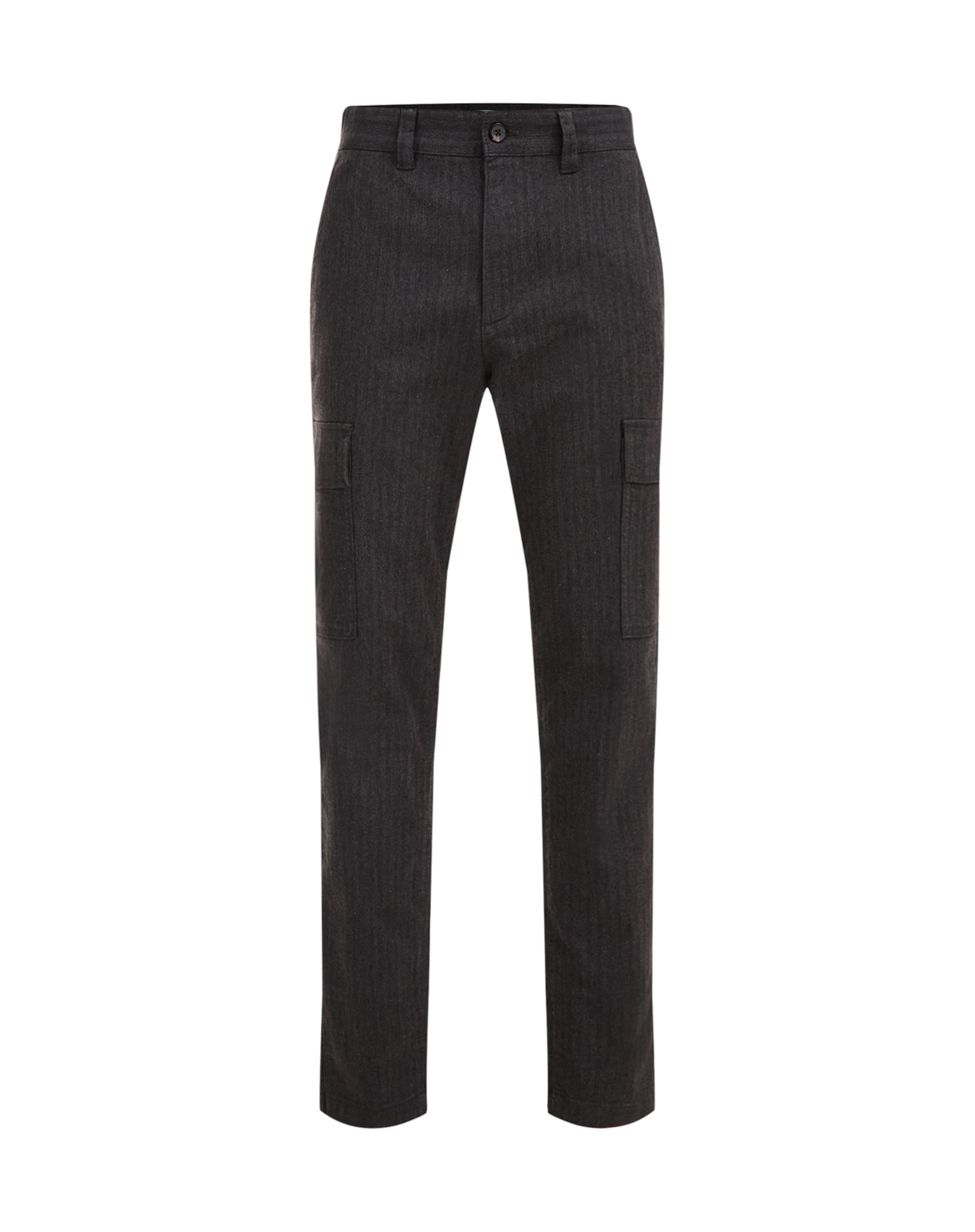 Tapered Pantaloni cu buzunare de la WE Fashion pe negru: față