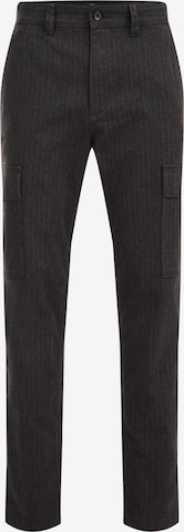 WE Fashion Tapered Cargo trousers in Black: front