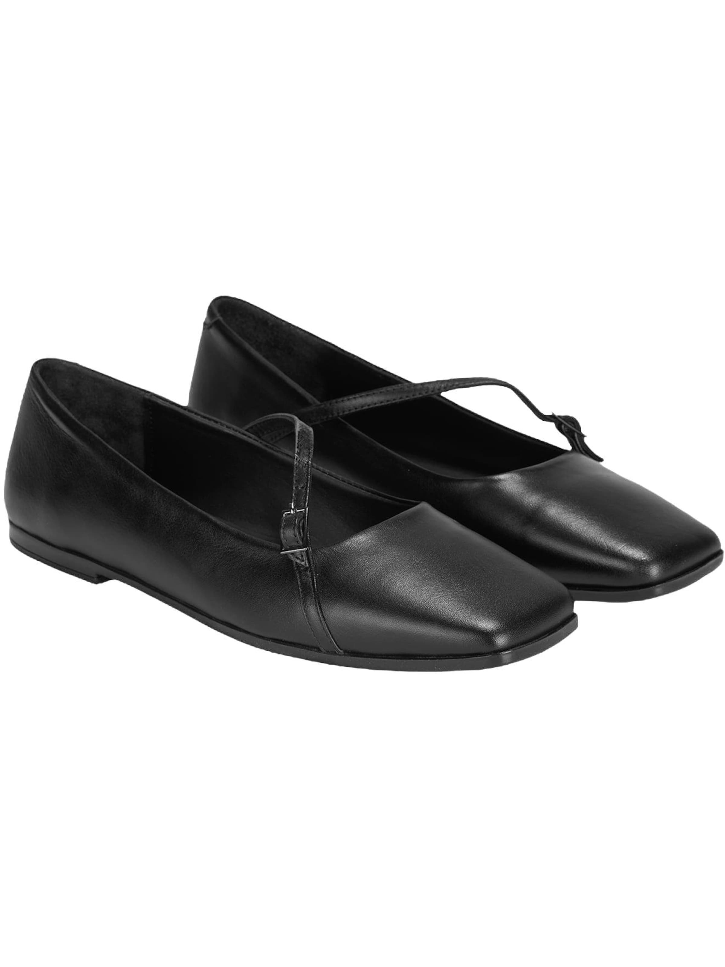 Desa Ballet Flats 'Ballettschuhe' in Black: front