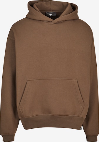 Sweat-shirt DEF en marron : devant