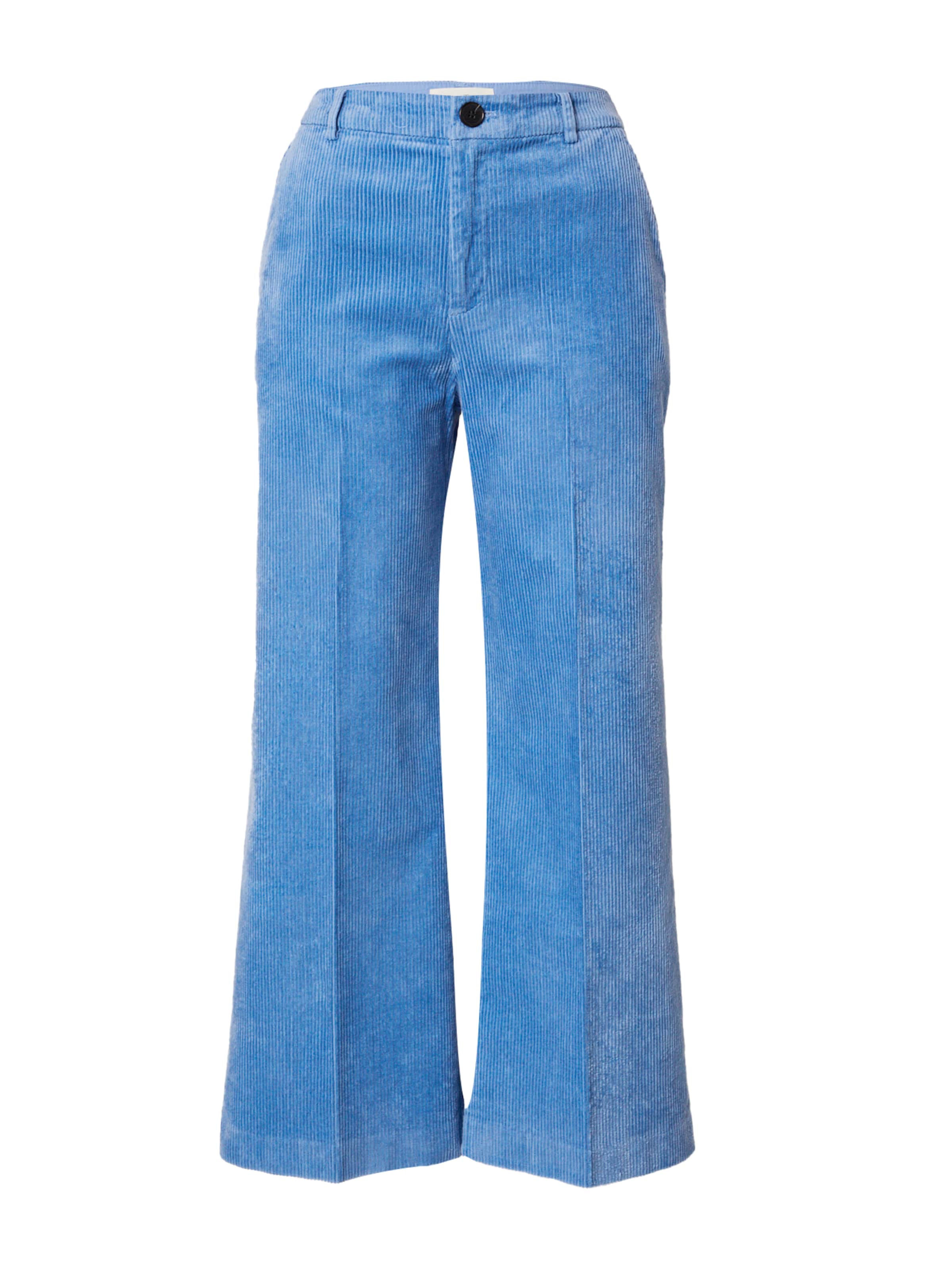 Part Two Wide Leg Hose 'Kirse' in Blau: Vorderseite
