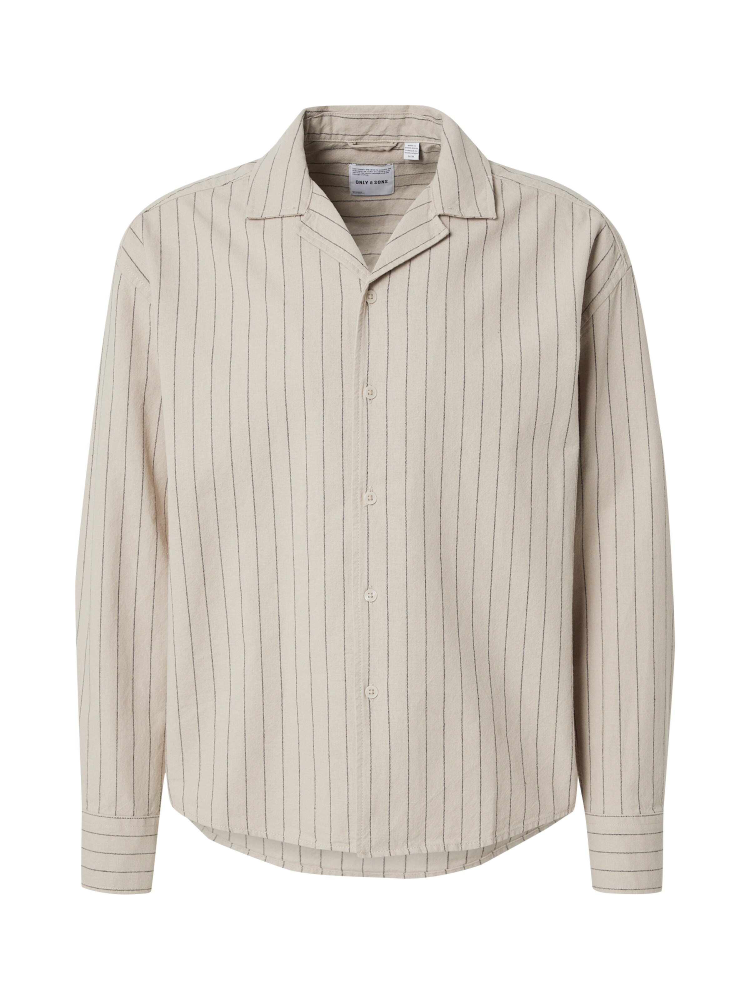 Only & Sons Comfort Fit Hemd 'Semilo' in Grau: Vorderseite