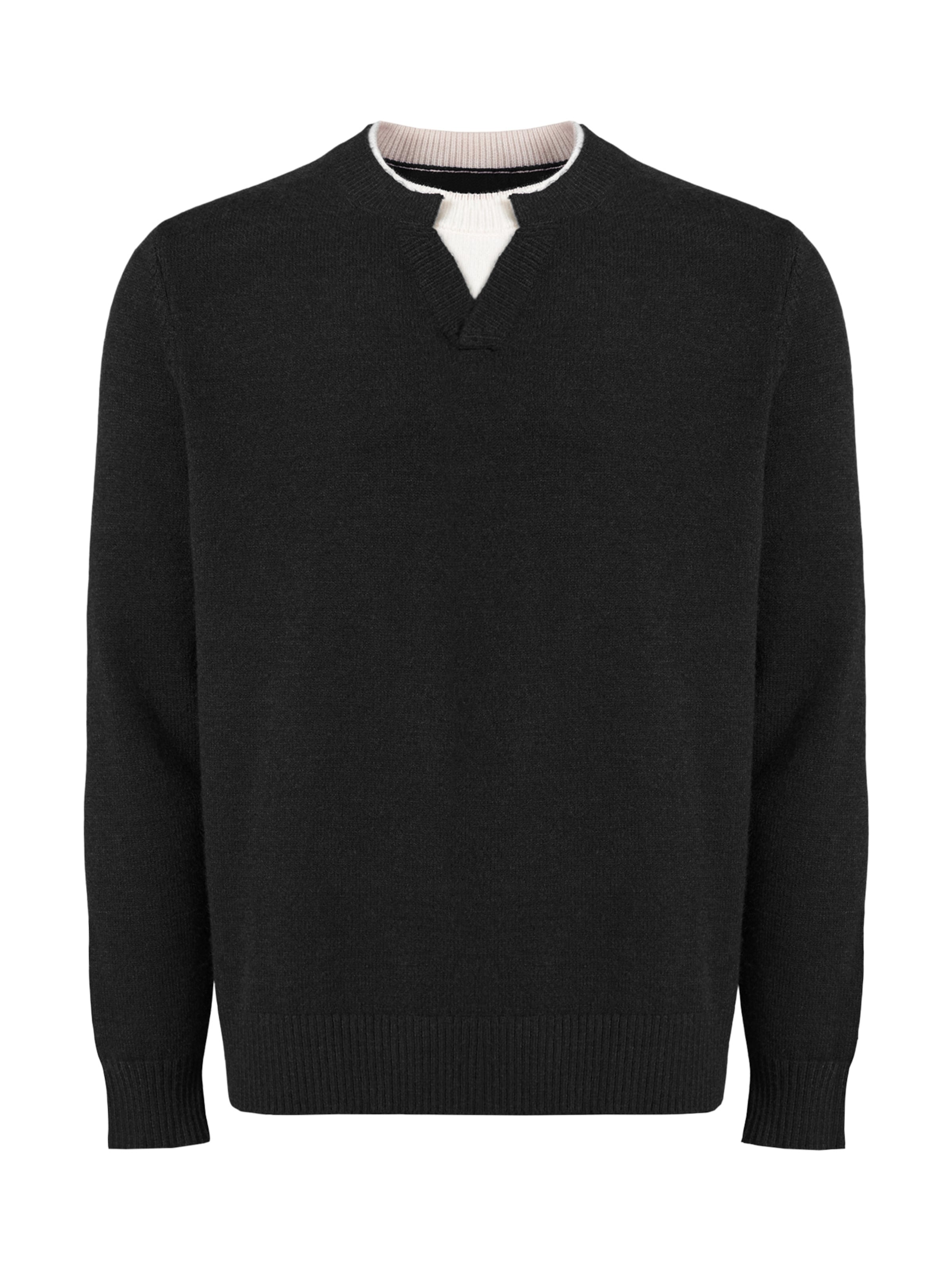 Pull-over Vantory en noir : devant