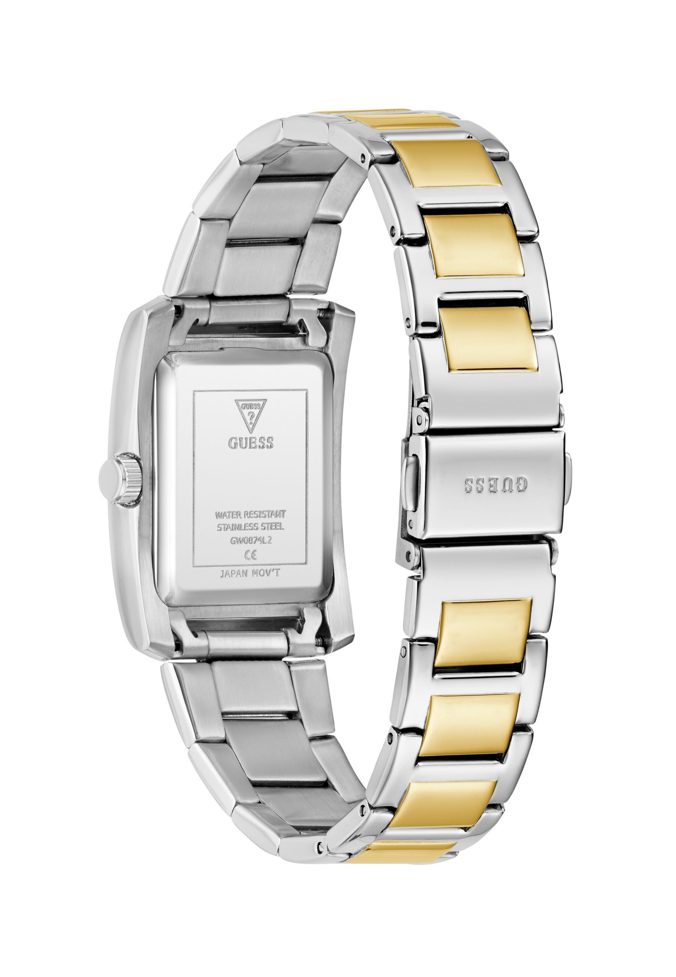 GUESS Analogt ur 'BONNIE' i guld