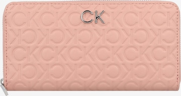 Calvin Klein Peněženka – pink: přední strana