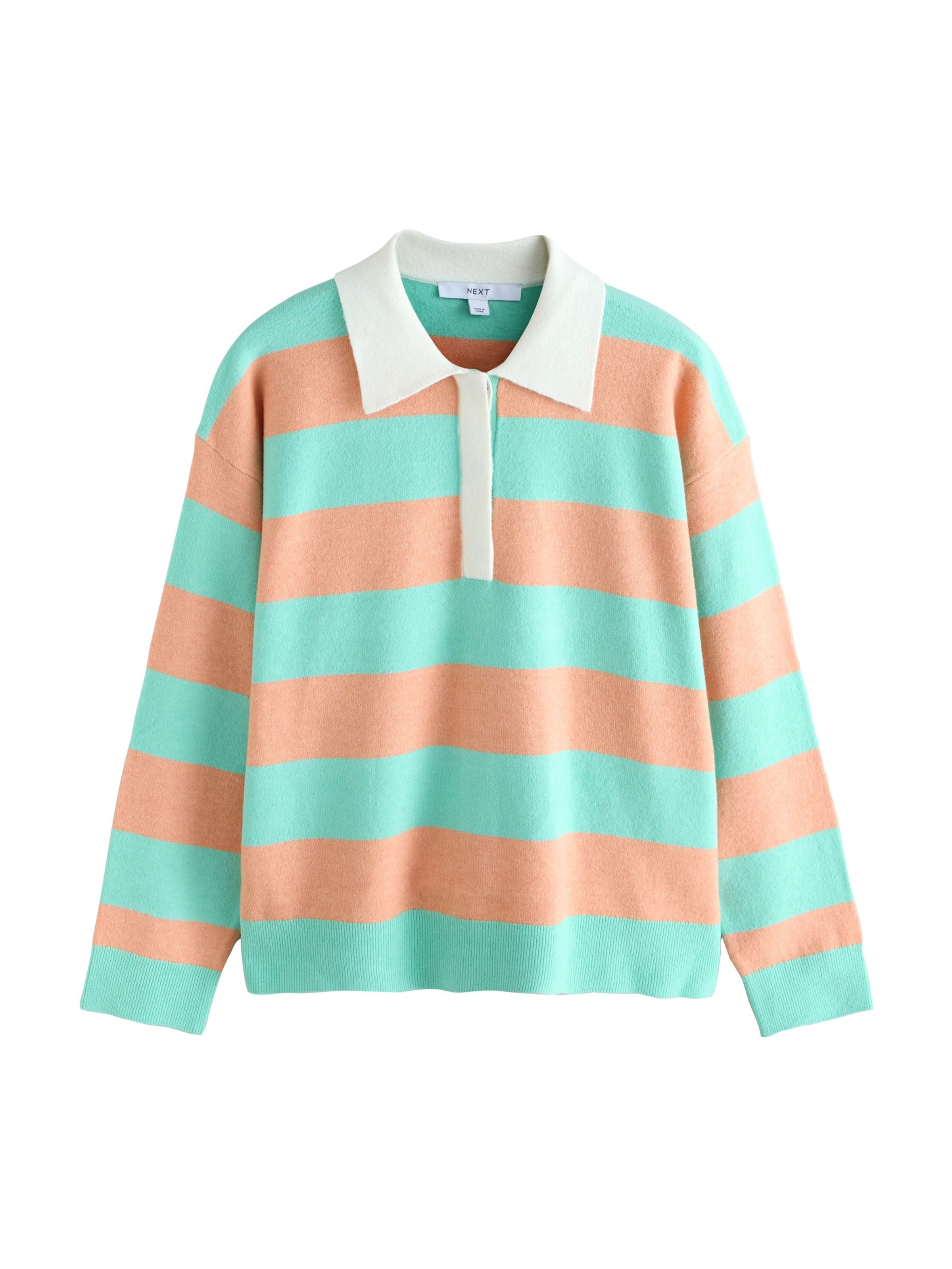 Next Pulóver - kék: elől