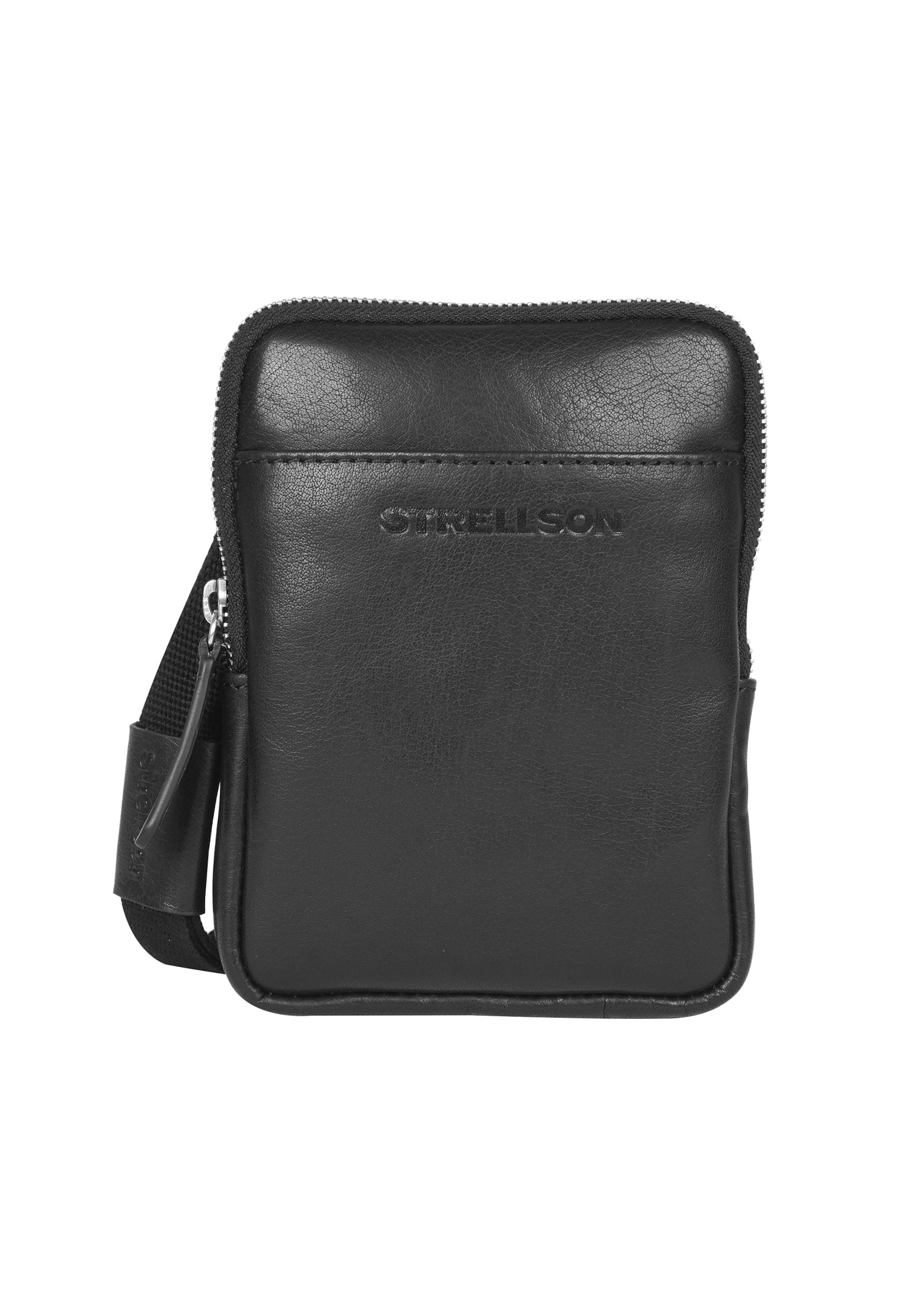 STRELLSON Umhängetasche 'Kenley Brian' in Schwarz: Vorderseite